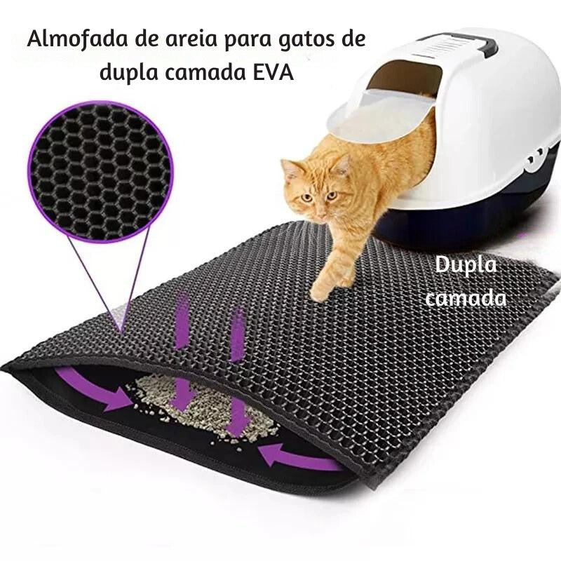 Tapete Higiênico para Gatos - Zero Sujeira